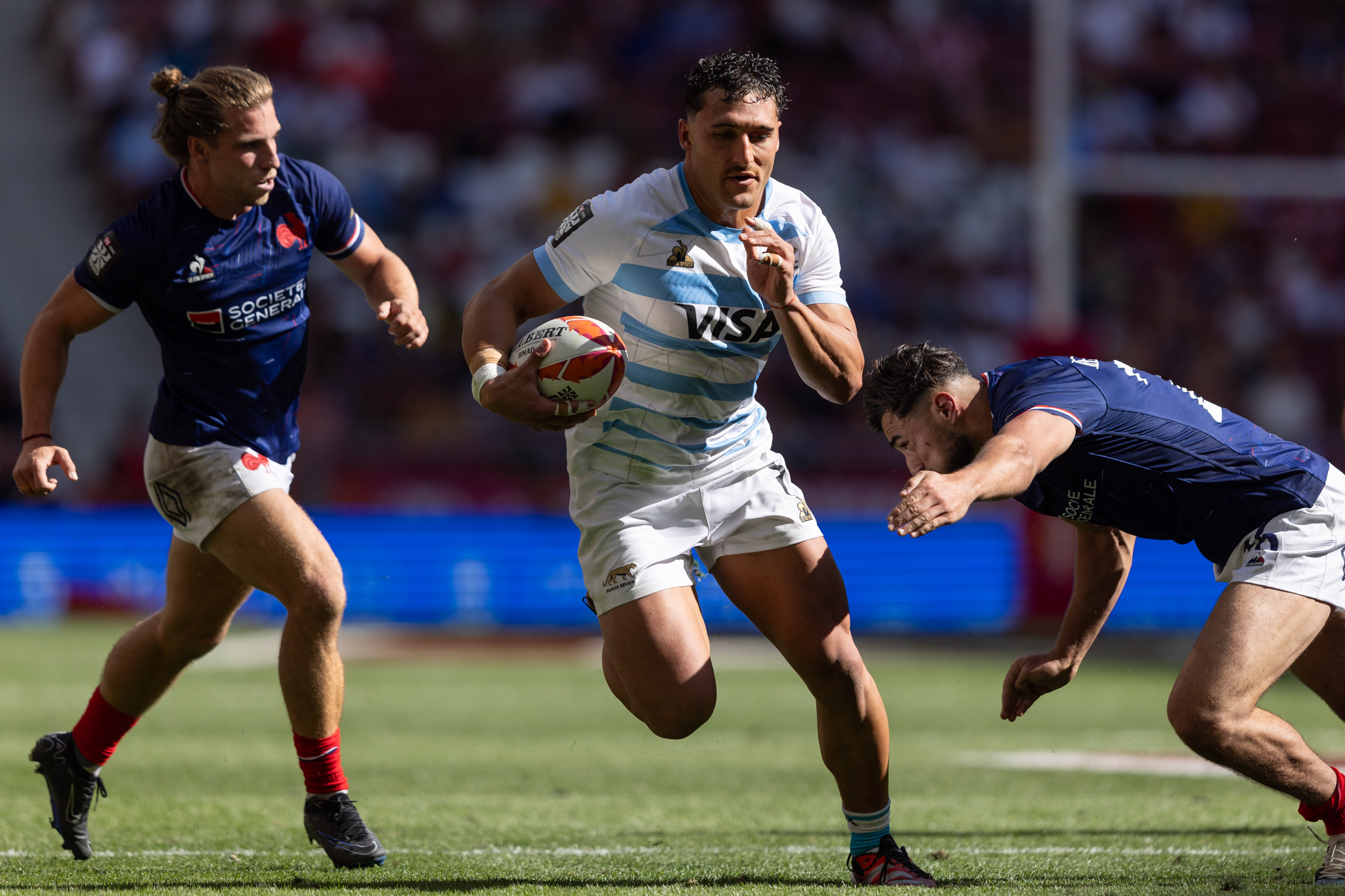 El historial de Los Pumas Seven en España: un territorio de podios y finales