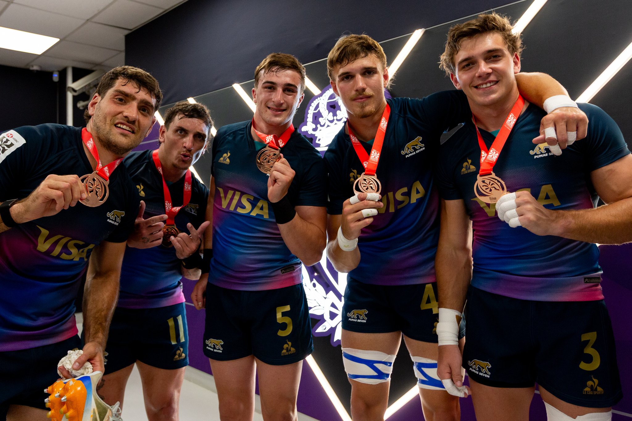 Los Pumas Seven conquistaron la medalla de bronce en Valladolid